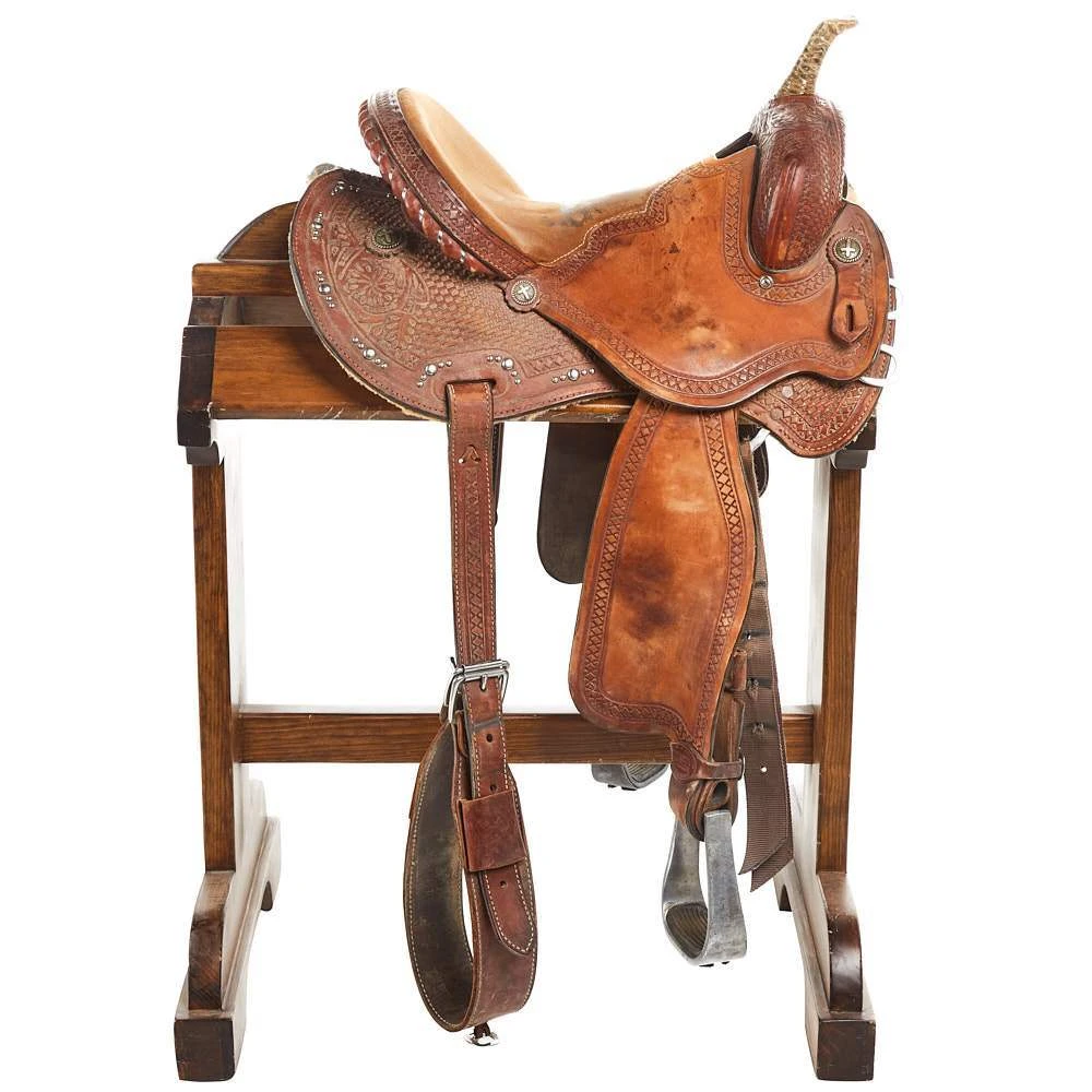 NRS Used 14in Triple Creek Barrel Saddle - Image 2
