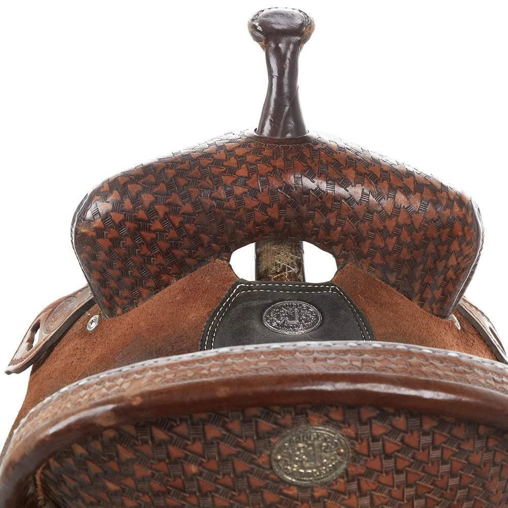 NRS Used 13in Double J Barrel Saddle - Image 3