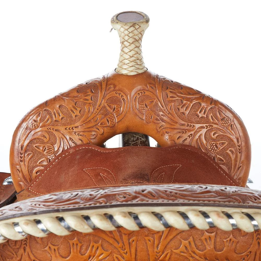 NRS Used 14.5in Circle Y Martha Josey Barrel Saddle - Image 3