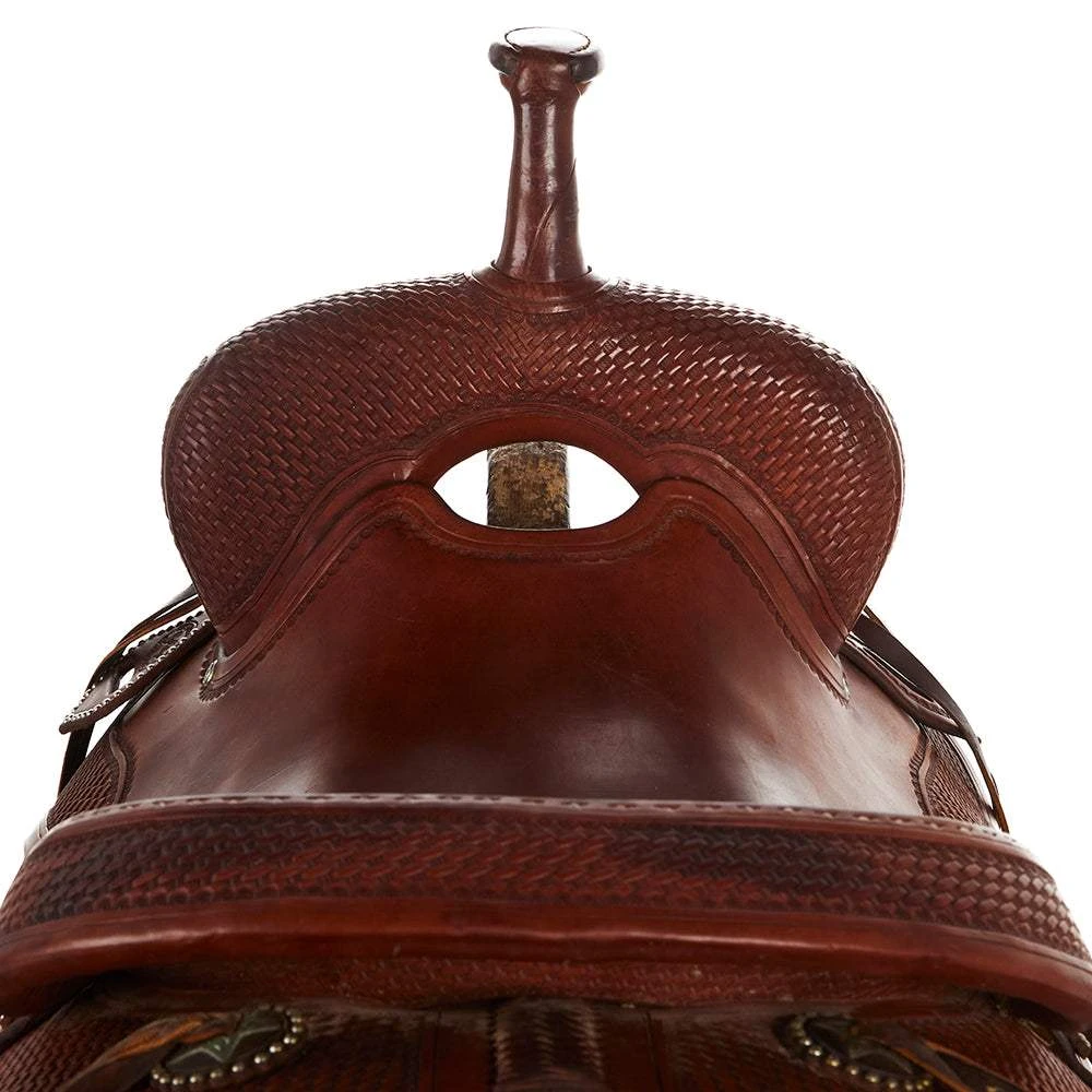 NRS Used 17in Cory Cooper Cutting Saddle - Image 3