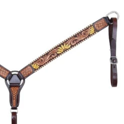 Rafter T Ranch Company Painted Sunflower Breast Collar