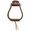 Partrade Trading Corporation Open Range 3 /4in. Dark Wood Monel Stirrups