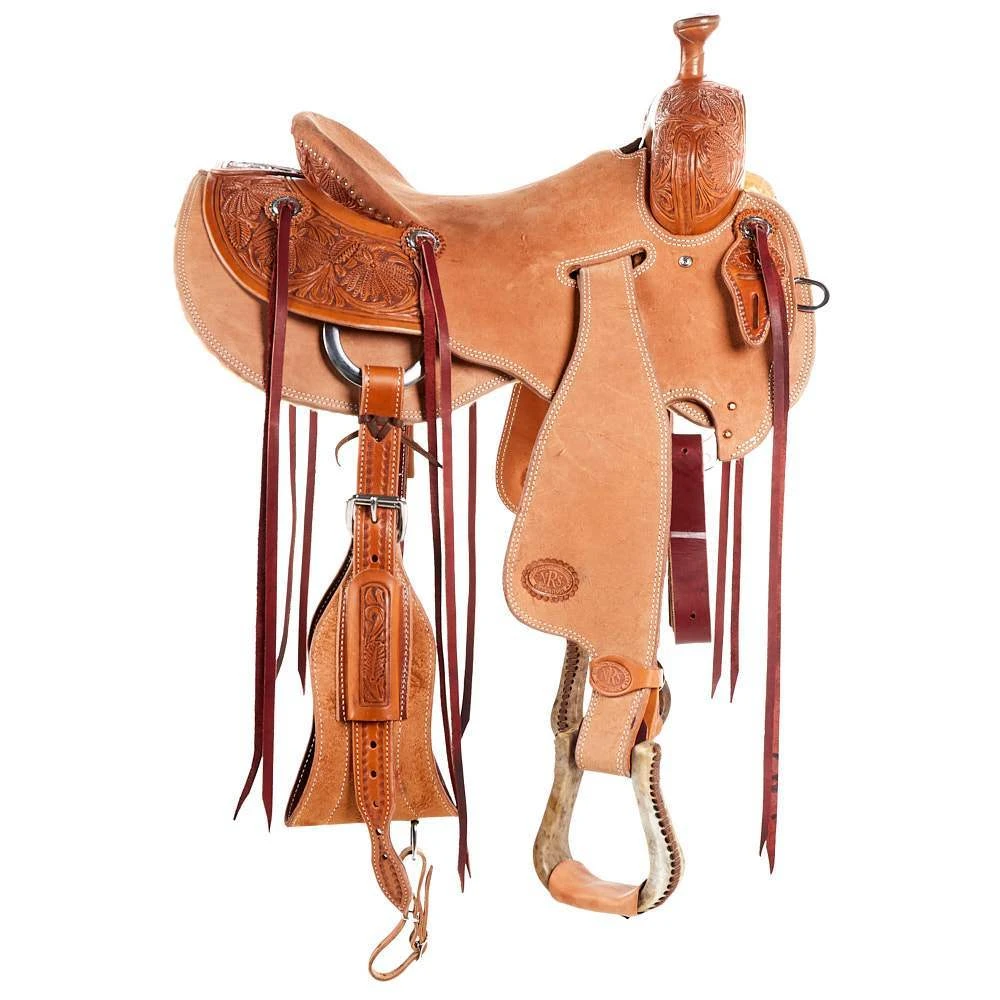 Nrs Competitors NRS Competitor Series 1/4 Breed Natural Poinsettia Seat Rig Ranch Cutter - Image 2