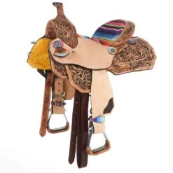 Tough 1 10` Serape Print Saddle (Side To Side)