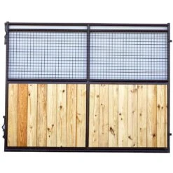 Metro Gate Horse Stall Panel 10' Estate Wood/Wire