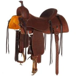 Martin Saddlery Chestnut Roughout Ranch Cutter