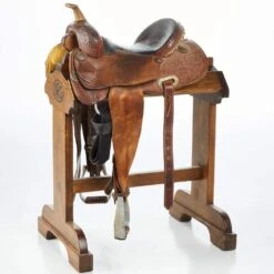 NRS Used 14in Fort Worth Saddlery Barrel Saddle