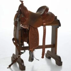 NRS Used 13.5in Cactus All Around Saddle