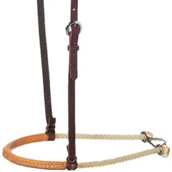 Martin Saddlery Single Rope Leather Covered Noseband