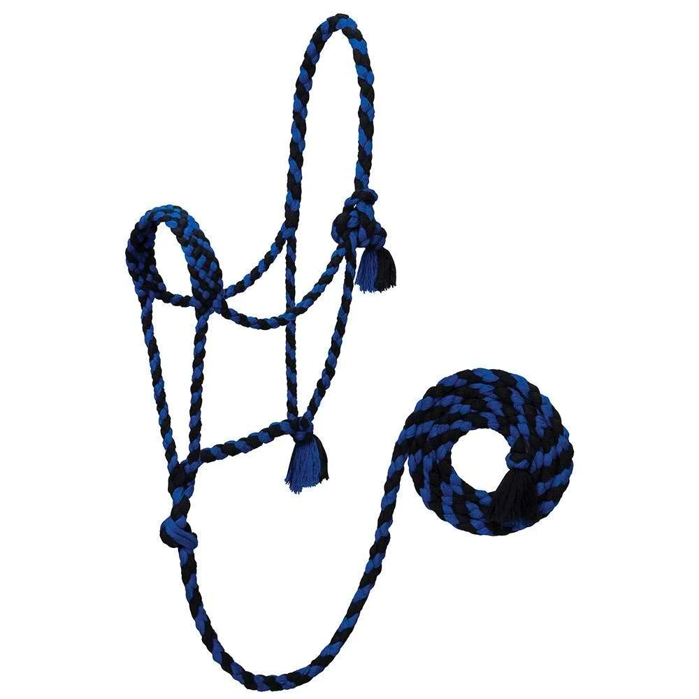 Weaver Leather Ecoluxe Braided Rope Halter With 8ft Lead