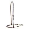 Martin Saddlery Chocolate Double Rope Noseband With Rawhide
