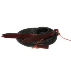 Double Diamond Flat Waxed Nylon Split Reins