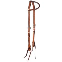 NRS Running W Tooled Single Ear Headstall