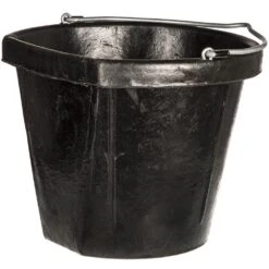 Fortex 18 Qt Flatback Rubber Bucket