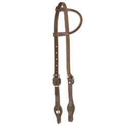 Nrs Tack Oiled 5/8 Inch Box Loop Single Ear Headstall