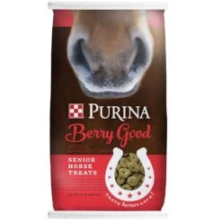 Purina Animal Nutrition Berry Good Senior Horse Treats 15lbs